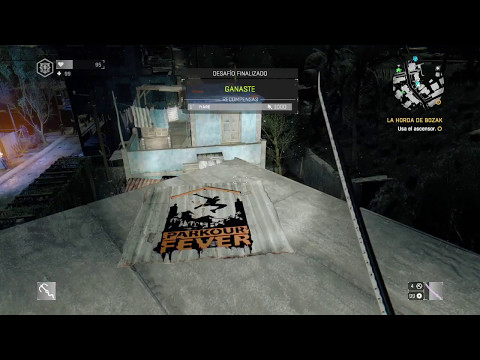 Dying Light Parkour Fever Challenge at Night - End of the Tunnel