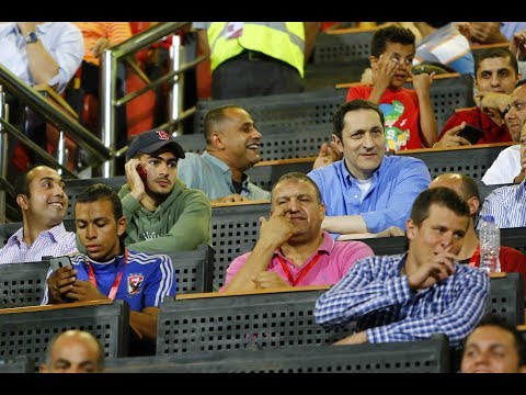 علاء مبارك يحضر مباراة الأهلي ووفاق سطيف