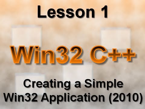 C++ Win32 Tutorials