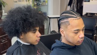 コーンロウ\スキンフェード