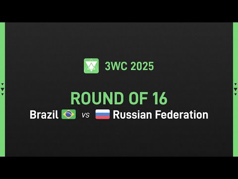 🇧🇷 Brazil vs 🇷🇺 Russian Federation | 3WC 2025 RO16