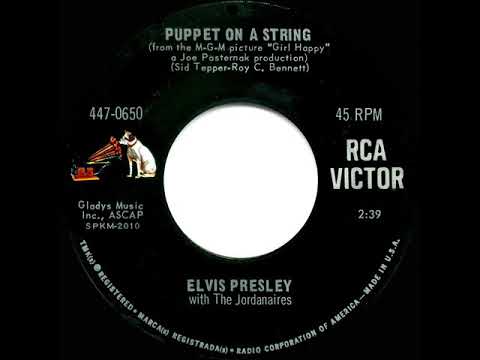 1965 HITS ARCHIVE: Puppet On A String - Elvis Presley (mono 45)