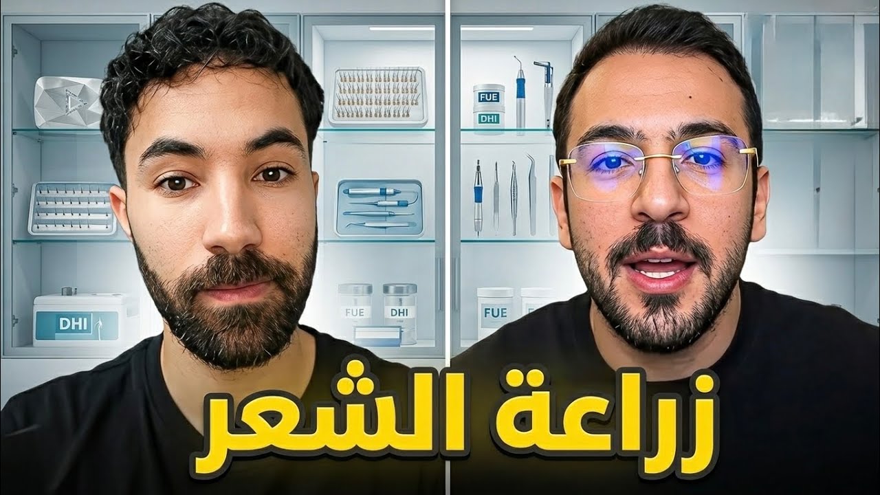 فاروق يستشير محمد اودن عن طبيب لزراعة الشعر 