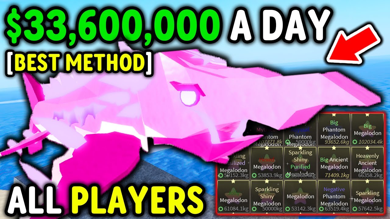 This is The FASTEST WAY To MAKE MILLIONS in Roblox Fisch..