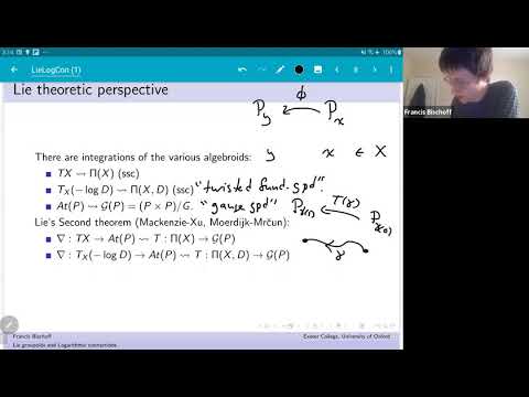 Francis Bischoff - Lie groupoids and logarithmic connections