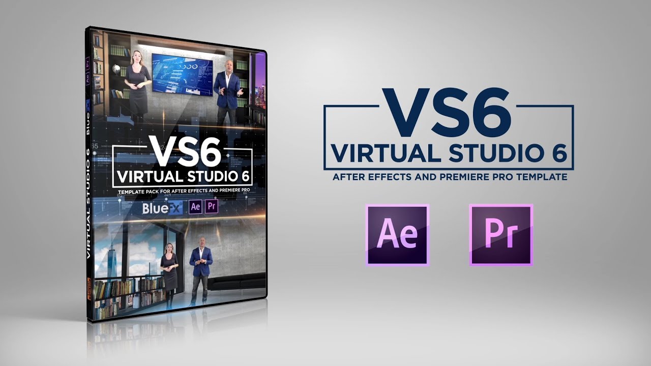 After Effects Template Virtual Studio 6 | Bluefx
