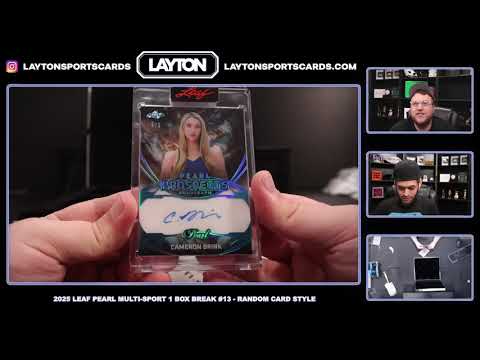 PRINCE OF DARKNESS! 2025 Leaf Pearl Multi Sport 1 Box Break #13 RANDOM CARD STYLE