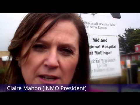 ED Overcrowding Lunchtime Protest at Mullingar Regional Hospital 27th January 2015