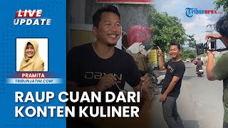 Jadi Food Vlogger sejak 2018, Riskian Aji Pemuda di Ponorogo Raup Omzet Jutaan Rupiah per Bulan