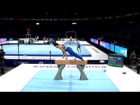 MARIANO Arthur (BRA)_2023 Artistic Worlds, Antwerp (BEL)_Qualifications_Pommel Horse