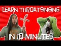 Is Throat Singing Easy? A Beginner Learns in 10 Minutes