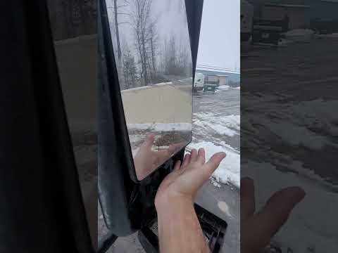 how to remove Volvo VNL semi truck mirror