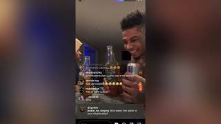 Chrisean Rock & Blueface On IG Live pt.2 #chriseanrock #blueface
