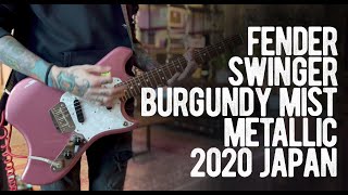 Video thumbnail for Fender Swinger Burgundy Mist Metallic 2020 Japan by Loud Lemon Demo