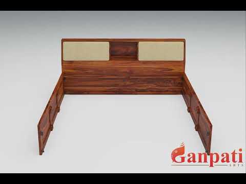 Ganpati Arts Box Storage Bed Assembly Video !!