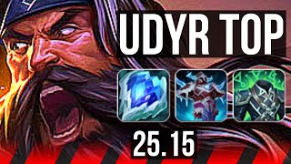 UDYR vs OLAF (TOP) | 57k DMG, 15/3/21, Legendary, 500+ games | EUW Master | 25.15