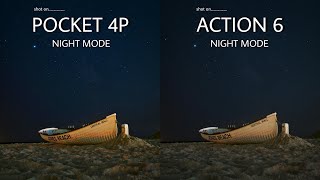 DJI Osmo Pocket 4P VS DJI Osmo Action 6 | NIGHT MODE | Camera Test 