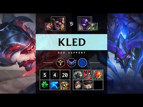 Kled Support vs Alistar - EUW Diamond Patch 25.15
