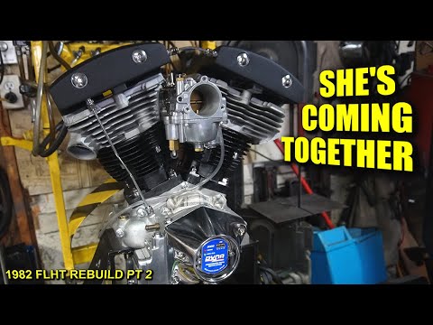 Resurrecting a 1982 Harley Davidson FLHT: Motor Assembly / Bringing life to a Classic Bike.  PT 2