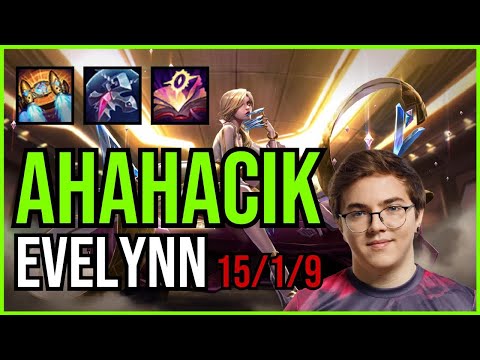 AHAHACIK - EVELYNN vs NIDALEE Jungle - EUW Challenger - Patch 11.3