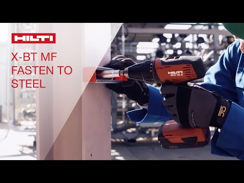 INTRODUCING the Hilti threaded stud X-BT MF for fastening to steel