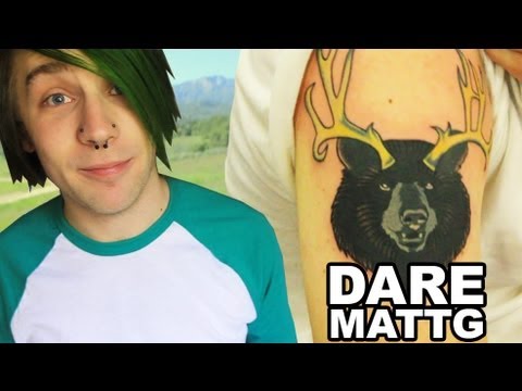 Dare MattG - 56 (Getting a Tattoo, Harlem shake, Listerine pocket pack challenge)