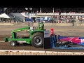 Engine Blows out of John Deere at Tractor Pull!