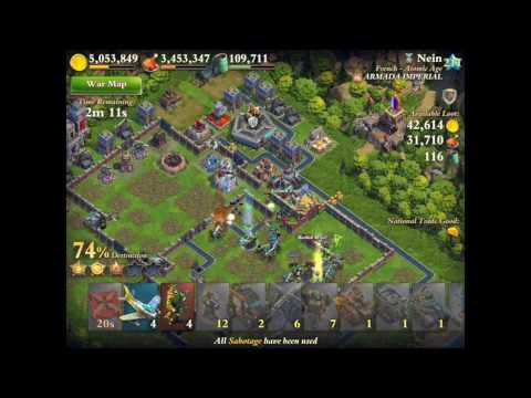 Dark Ages vs Armada Imperial base 1 STACKERS