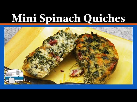 Mini Spinach Quiches, Recipe Demonstration