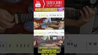 Anybody Listening | Queensryche | guitar lesson #shorts #guitartabs #queensryche  #anybodylistening