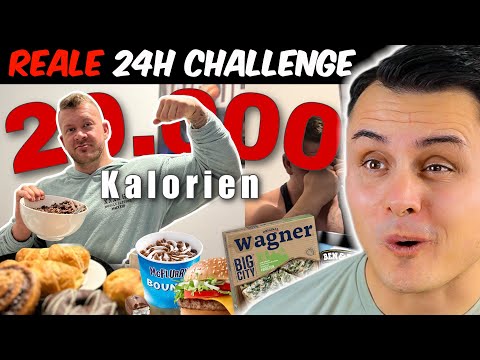 20.000 Kalorien in 24h! Eine der besten Kalorienchallenges bisher? 🤨 I The Franklin Reaktion