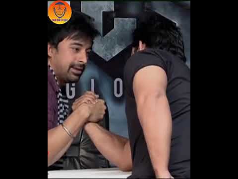 🔥Rare clip🔥 Rannvijay Singh armwrestling a contestant #shorts #armwrestling #rannvijay #roadies #mtv