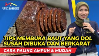 Download lagu Begini Cara Ampuh Membuka Baut yang Dol Susah Dibuka dan Berkarat Dengan Mudah! mp3