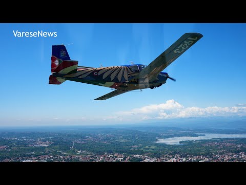In volo con l’Aeronautica Militare sulla Provincia di Varese