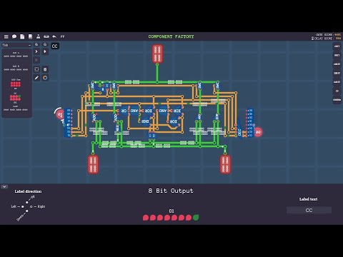 Working Y86-64 CPU in Turing Complete Game!