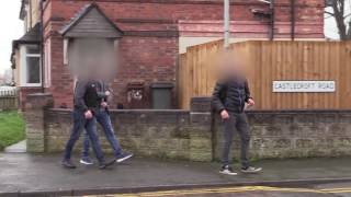 West Midlands Police raid charity shop burglary gang suspects