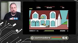 Pac-Land on Commodore 64 - First Time Playing