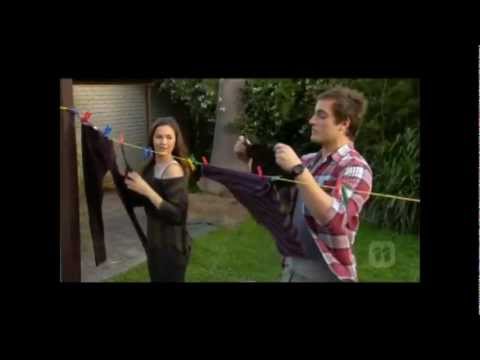 jade and kyle -- under the mistletoe --