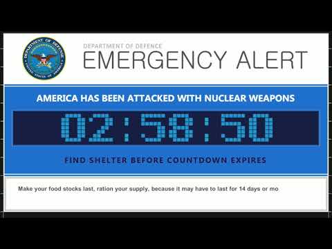 US Nuclear Attack Warning