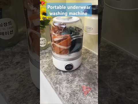 Portable Rechargeable Cordless Mini Washing Machine |#washingmachine #rvtravel #asmr #shorts