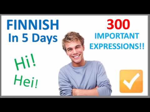 Learn Finnish in 5 Days - Conversation for Beginners