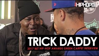Trick Daddy Welcomes Us To Miami & More (2017 BET Hip-Hop Awards Green Carpet)