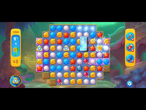 level completed 2,206 Fishdom #mobilegamer