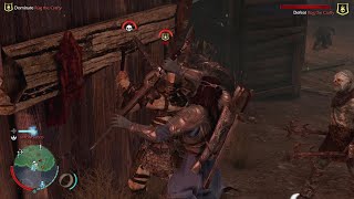 Getting my revenge on Warchief Rûg the Crafty in Shadow of Mordor - The Bright Lord DLC