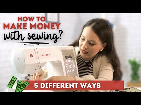 5 ways how to make money with sewing with pros and cons (and... is Youtube worth it?)