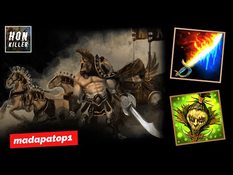 HoN The Gladiator DAWNBRINGER with SHRUNKEN HEAD