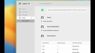 Legion AI - Dashboard Feature
