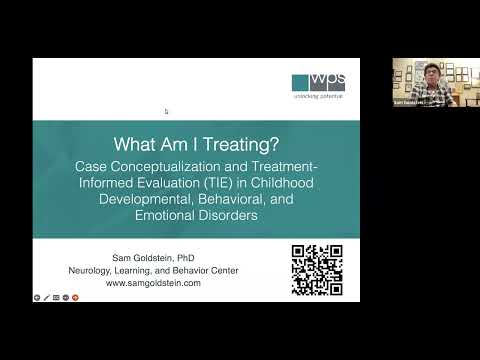 Sam Goldstein Webinar: Case Conceptualization and Treatment Informed Evaluations