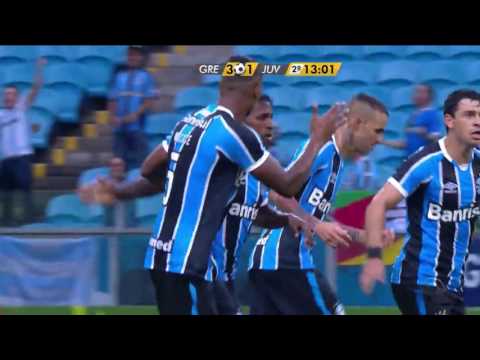 Gol Miller Bolaños Grêmio x Juventude Campeonato Gaúcho 2016