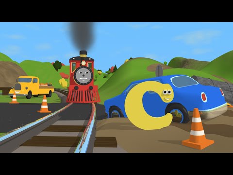 Learn about the Letter C - The Alphabet Adventure With Alice And Shawn The Train